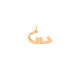 آویز طلا زنانه طرح حرف ت